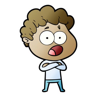 çizgi film adam sürpriz nefes nefese