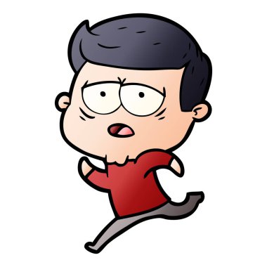 vektör çizim karikatür adam