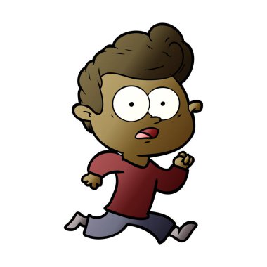 vektör çizim karikatür adam