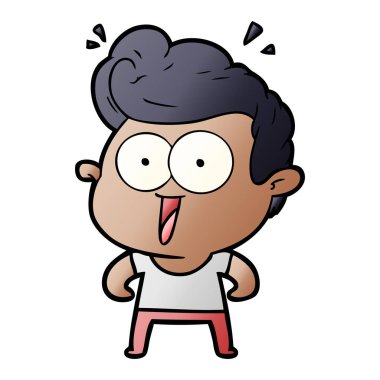 vektör çizim karikatür adam