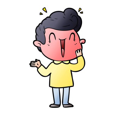 vektör çizim karikatür adam