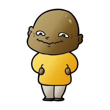 vektör çizim karikatür adam