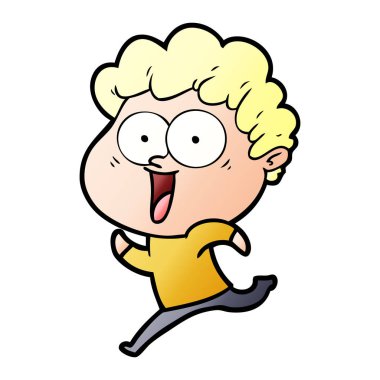 vektör çizim karikatür adam