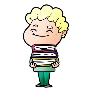 vektör çizim karikatür dostça adam