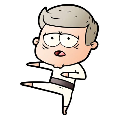 vektör çizim karikatür adam