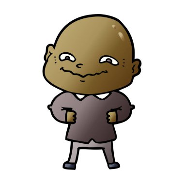 vektör çizim karikatür adam