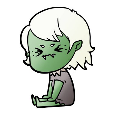 rahatsız çizgi film vampir kız