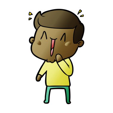 vektör çizim karikatür adam