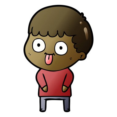 çizgi film çocuk vektör çizim