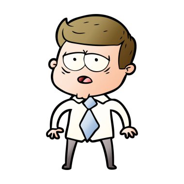 vektör çizim karikatür adam