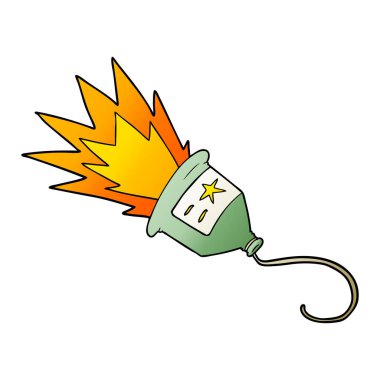 parti popper karikatür vektör çizim