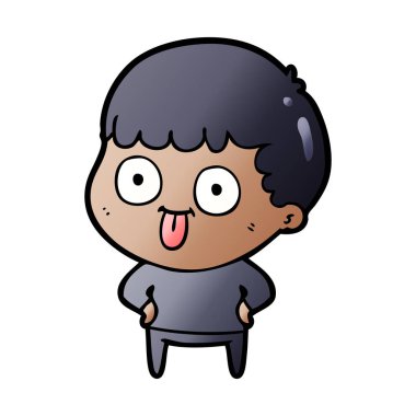 çizgi film çocuk vektör çizim