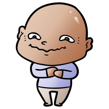 vektör çizim karikatür adam