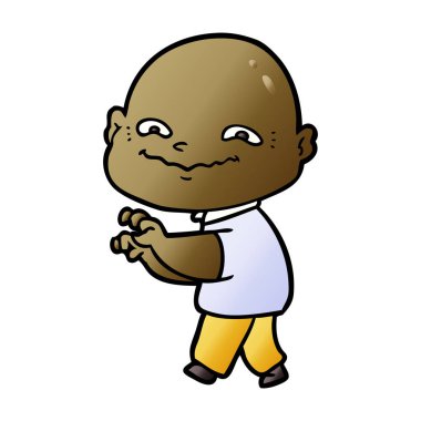 vektör çizim karikatür adam