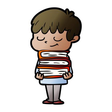 vektör çizim karikatür mutlu çocuk