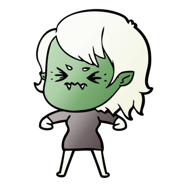 rahatsız çizgi film vampir kız