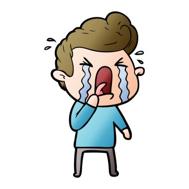 vektör çizim karikatür adam