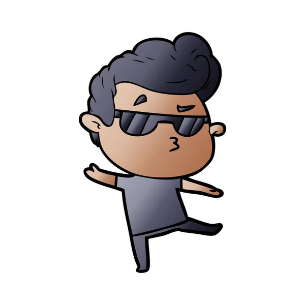 Vectorillustratie Voor Cartoon Guy — Stockvector