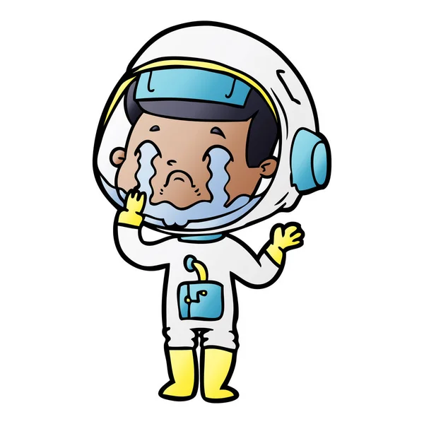 Illustration Vectorielle Astronaute Dessin Animé — Image vectorielle