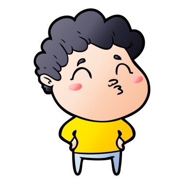 vektör çizim karikatür adam