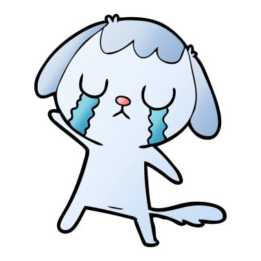 Çizgi film köpeğinin vektör çizimi