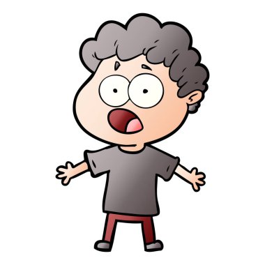 çizgi film adam sürpriz nefes nefese