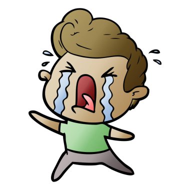 vektör çizim karikatür adam