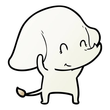 Çizgi film karakterinin vektör çizimi