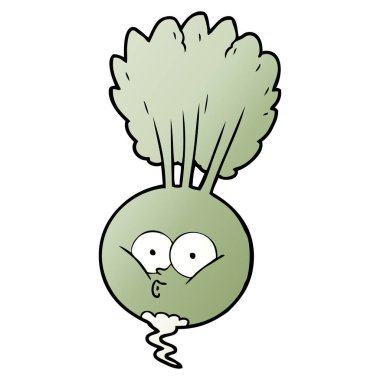 vektör çizim karikatür bitkisel