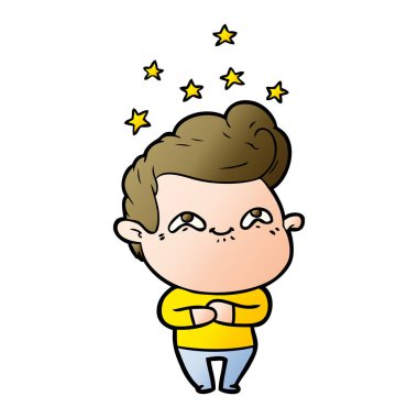 vektör çizim karikatür adam