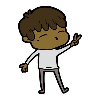 vektör çizim karikatür adam