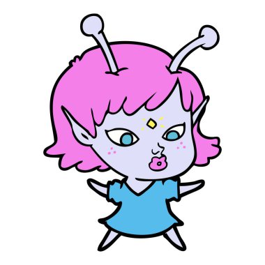 güzel çizgi film yabancı kız