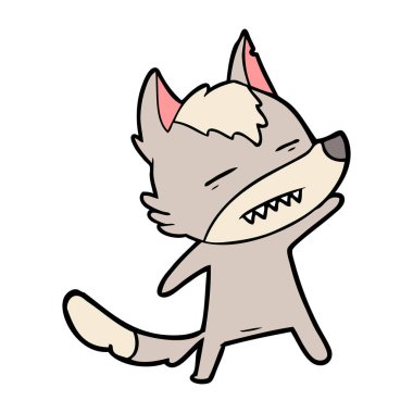 Kurt gösteren diş çizgi film