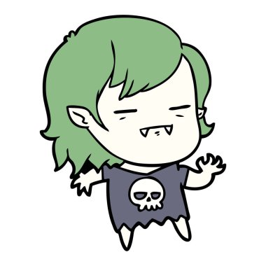 çizgi film ölümsüz vampir kız