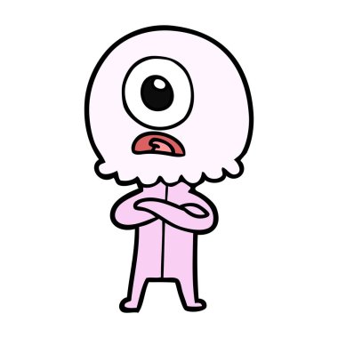 çizgi film Tepegöz'ü yabancı uzay adamı