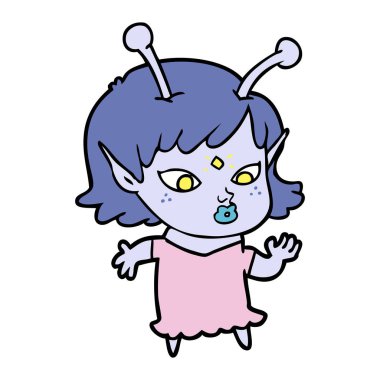 güzel çizgi film yabancı kız