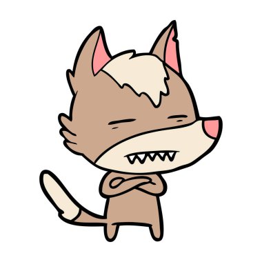 Kurt gösteren diş çizgi film