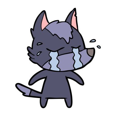 Çizgi film kurdunun vektör çizimi