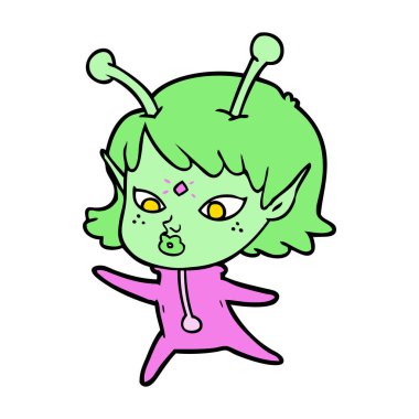 güzel çizgi film yabancı kız