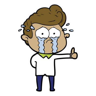 vektör çizim karikatür adam