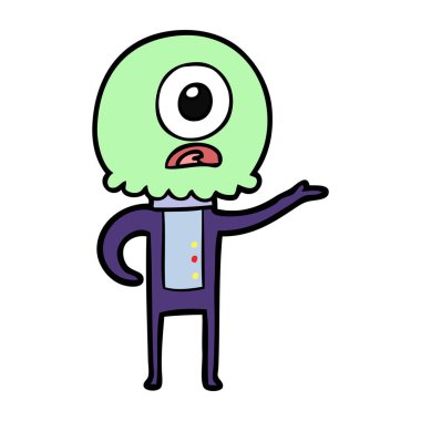 Tepegöz'ü yabancı uzay adamı anlatan çizgi film