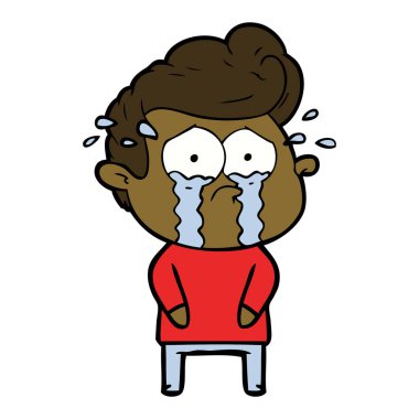 vektör çizim karikatür adam