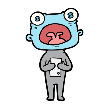 çizgi film garip yabancı iletişim