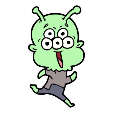 mutlu çizgi film yabancı çalışan