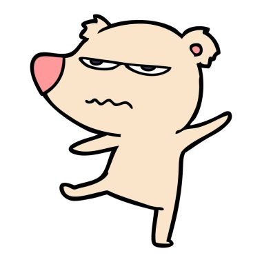 kızgın ayı çizgi film işaret