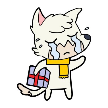 ağlayan Noel tilki çizgi film