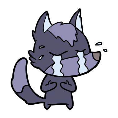 Çizgi film kurdunun vektör çizimi