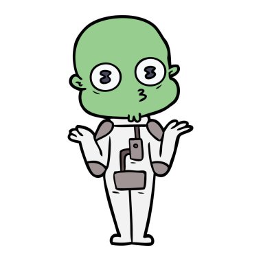 karışık garip kel uzay adamı