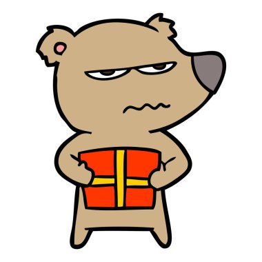 kızgın ayı çizgi film mevcut holding