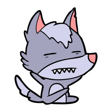 Kurt gösteren diş çizgi film